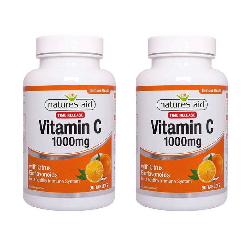 Natures Aid Vitamina C Mg Time Release Comprimidos X Unidades