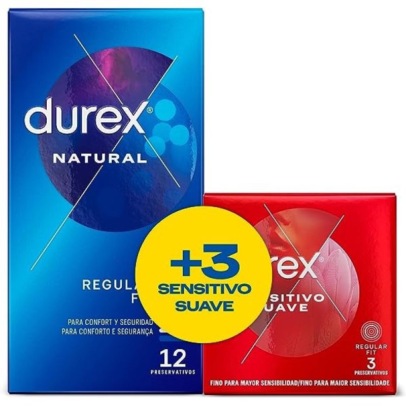 Durex Love Sex Natural Plis 12 Preservativos 3 Sensitivo Suave Gratis 1662