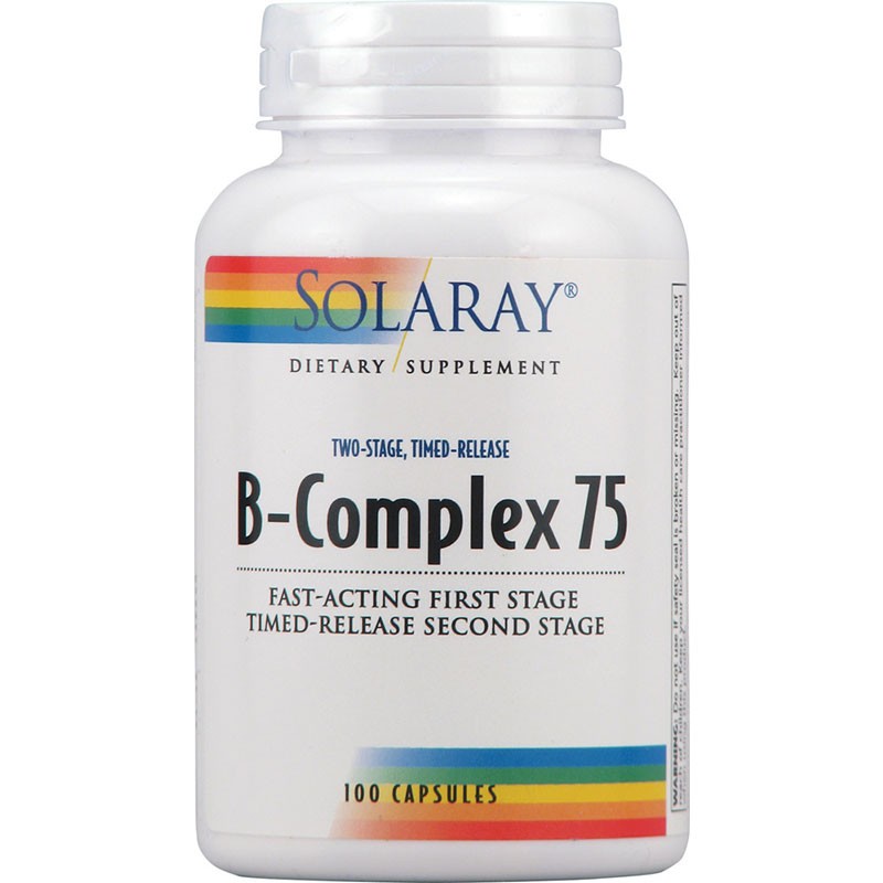 Solaray B-Complex 75 100 Comprimidos