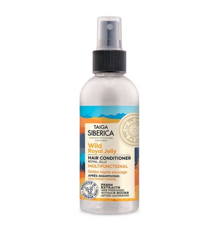 Natura Siberica -Acondicionador natural en spray -Jalea real salvaje