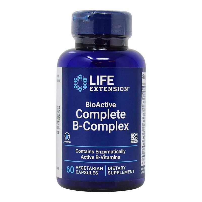 LIFE EXTENSION BIOACTIVE B-COMPLEX 60 CAPSULES