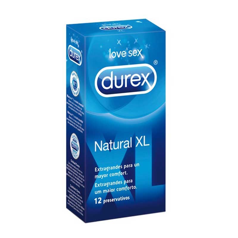 Durex Natural Xl 12 Preservativos 5612