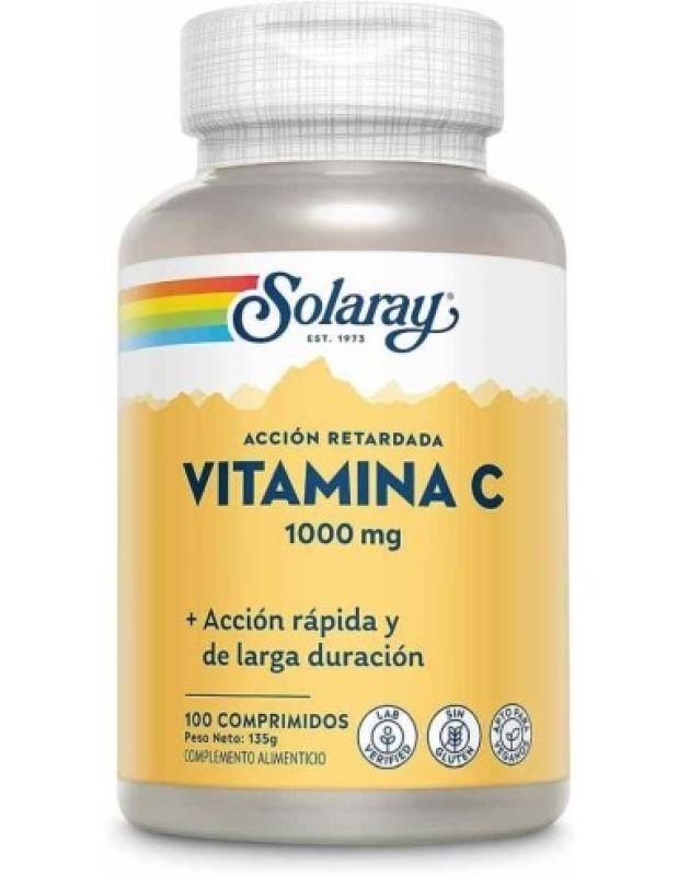 Solaray Vitamina C 1000 mg Retard 100 tabletas