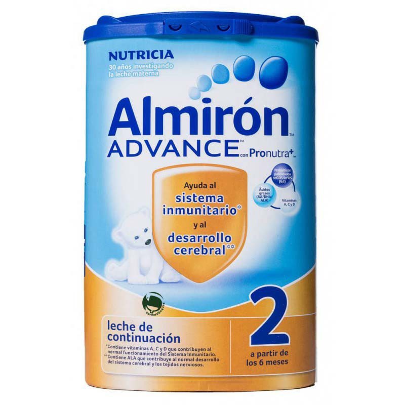 Leche de continuación en polvo Almirón advance 2, desde los 6